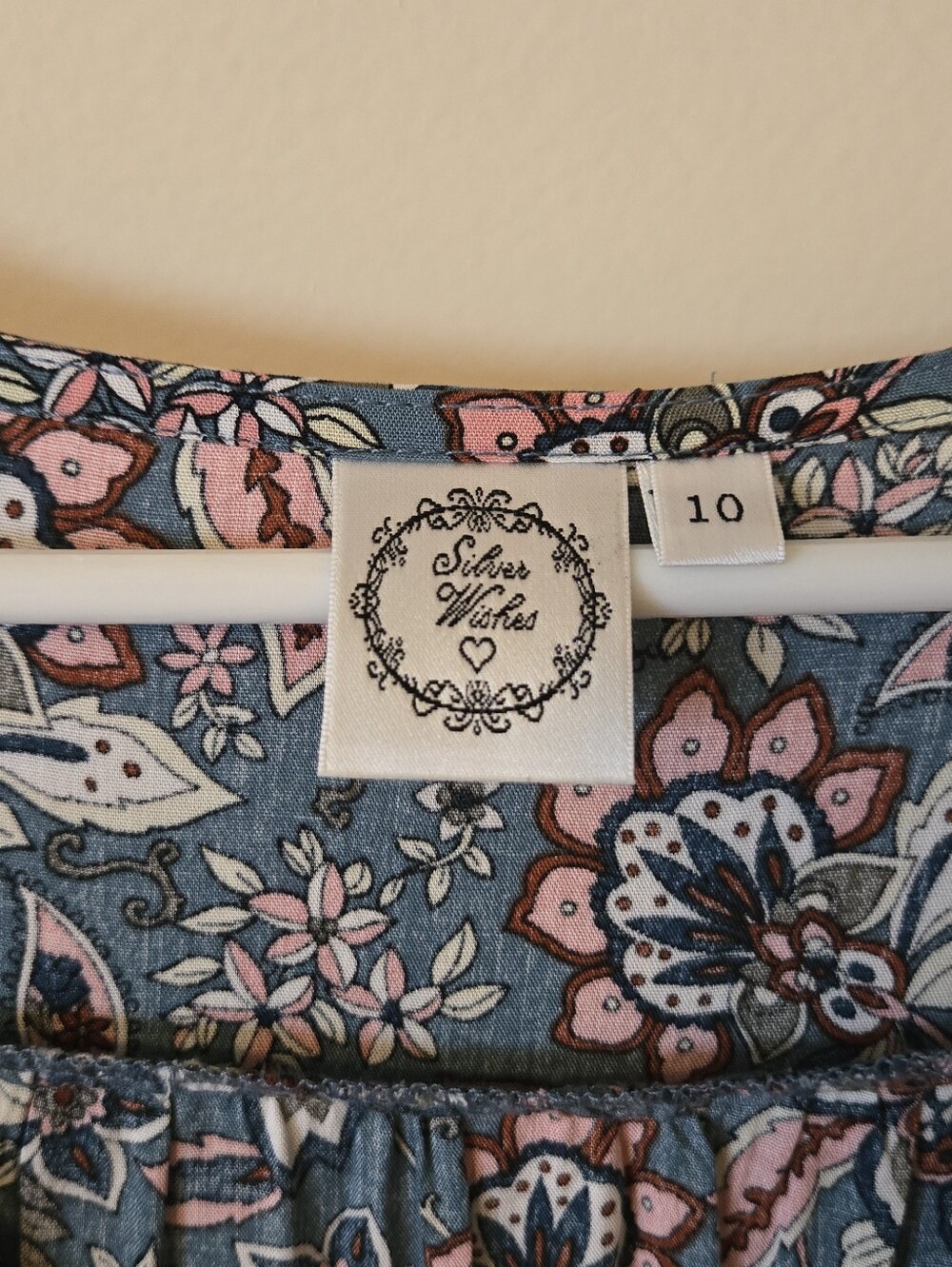 Blue Floral Maxi Salty Crush Med - Picture 2 of 6